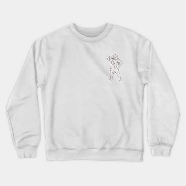 astronaut Crewneck Sweatshirt by Messer